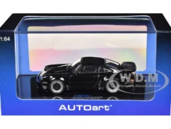 Porsche 911 (930) Turbo "Blackbird" Black "Wangan Midnight - Comic #1 Version" Manga 1/64 Model Car by Autoart