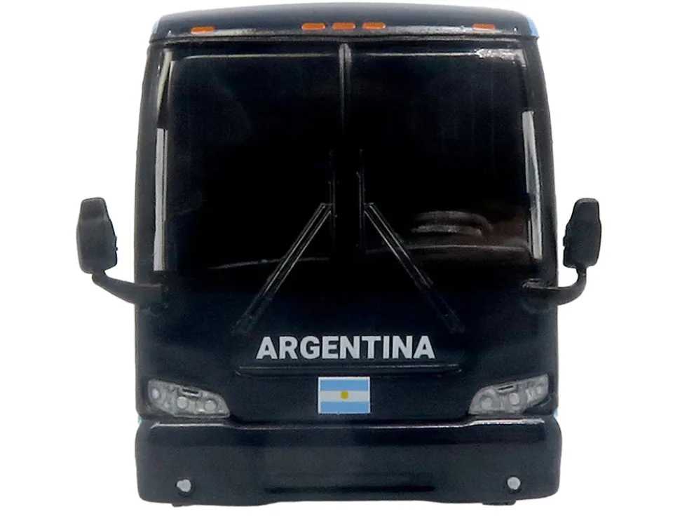 Prevost X3-45 Coach Bus "Argentina National Football Team" Blue with Graphics "International Federation of the Global Game" Series Limited Edition to 504 pieces Worldwide 1/87 (HO) Diecast Model by Iconic Replicas