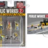 Public Works 2 6 piece Diecast Figure Set 4 Figures 1 camera 1 wheelbarrow Limited Edition to 3600 pieces Worldwide for 1/64 Scale Models American Diorama AD-76519MJ
