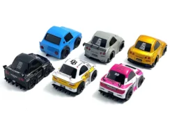 QubeCarz Series #1 Set of 6 pieces 1/64 Diecast Model Cars by Mini GT