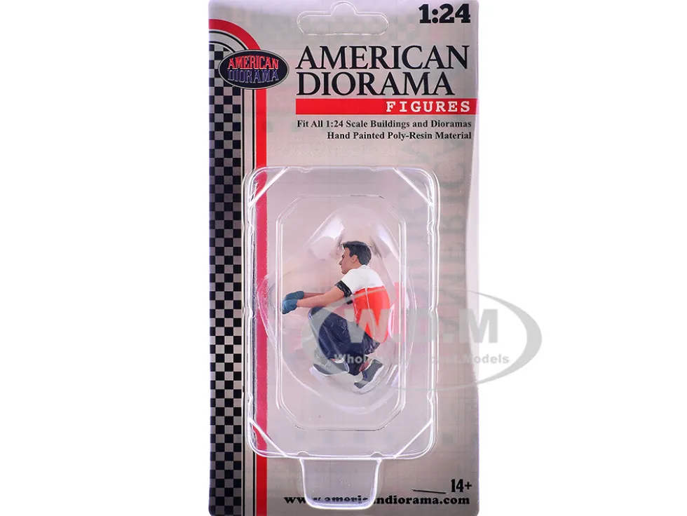 Race Crew Figure #5 for 1/24 Scale Models by American Diorama