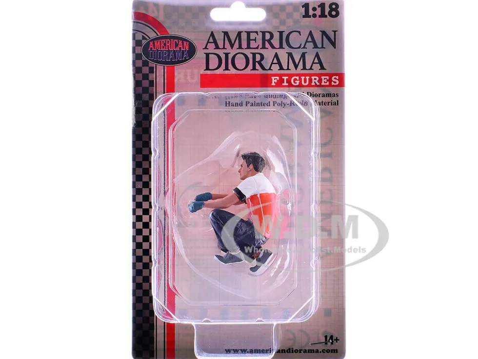 Race Crew Figure #5 for 1/18 Scale Models by American Diorama