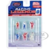 Racing Legends 2 6 piece Diecast Set 6 Driver Figures Limited Edition to 4800 pieces Worldwide 1/64 Scale Models American Diorama AD-76511MJ