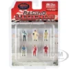 Racing Legends 6 piece Diecast Set 6 Driver Figures Limited Edition 4800 pieces Worldwide 1/64 Scale Models American Diorama AD-76503MJ