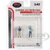 Racing Legends 50's Set 2 Diecast Figures 1/43 Scale Models American Diorama 76447