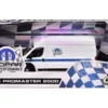 2018 RAM ProMaster 2500 Cargo High Roof Van "MOPAR Performance" White with Blue Stripes 1/43 Diecast Model Car by Greenlight