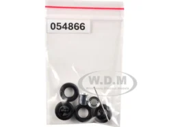 Rear Hypoid Wheelset Chrome 1/87 (HO) Plastic Model by Promotex