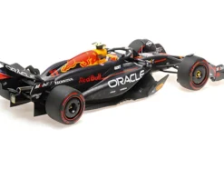 Red Bull Racing RB20 #11 Sergio Perez "Oracle" 2nd Place F1 Formula One "Bahrain GP" (2024) with Driver Limited Edition to 180 pieces Worldwide 1/18 Diecast Model Car by Minichamps