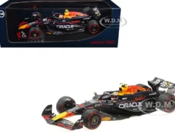 Red Bull Racing RB20 #11 Sergio Perez "Oracle" 2nd Place F1 Formula One "Bahrain GP" (2024) with Driver Limited Edition to 180 pieces Worldwide 1/18 Diecast Model Car by Minichamps