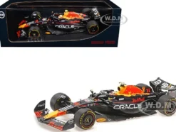 Red Bull Racing RB19 #11 Sergio Perez "Oracle" 2nd Place F1 Formula One "Italian GP" (2023) with Driver Limited Edition to 108 pieces Worldwide 1/18 Diecast Model Car by Minichamps