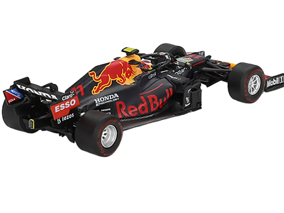 Red Bull RB16B #11 Sergio Perez Winner Formula One F1 "Azerbaijan GP" (2021) Limited Edition 1/64 Diecast Model Car by Mini GT