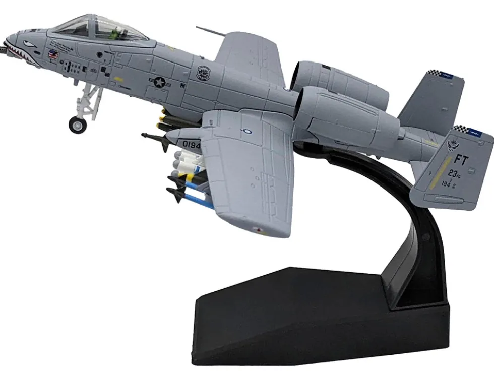 Republic A-10C Thunderbolt II Attack Aircraft "Flying Tigers, 23rd Fighter Group, 23rd Wing" (2003) United States Air Force 1/100 Diecast Model Airplane