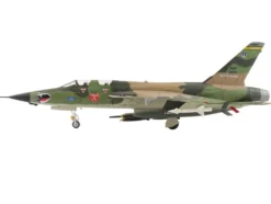 Republic F-105F Thunderchief Fighter-Bomber Aircraft "63-8299, Peach 91, 128th Tactical Fighter Squadron, Georgia ANG, Dobbins Air Reserve Base" United States Air Force "Air Power Series" 1/72 Diecast Model by Hobby Master