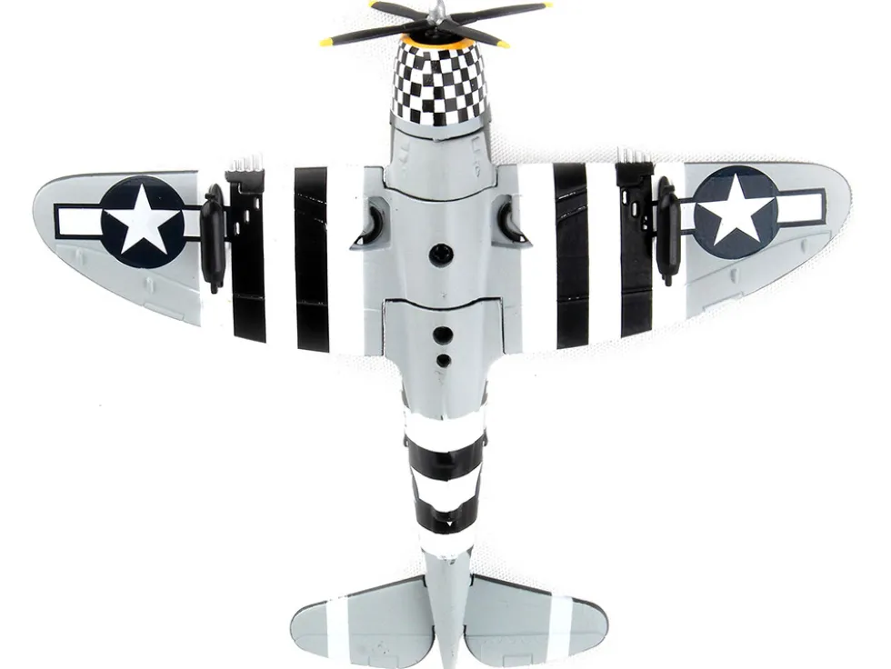 Republic P 47 Thunderbolt Fighter Aircraft Snafu United States Army Air Force 1/100 Diecast Model Airplane Postage Stamp PS5359-3