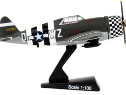 Republic P 47 Thunderbolt Fighter Aircraft Snafu United States Army Air Force 1/100 Diecast Model Airplane Postage Stamp PS5359-3