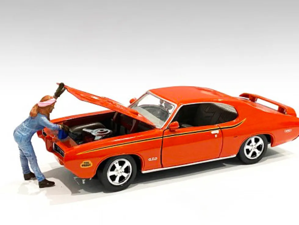Retro Female Mechanic II Figurine 1/18 Scale Models American Diorama 38245