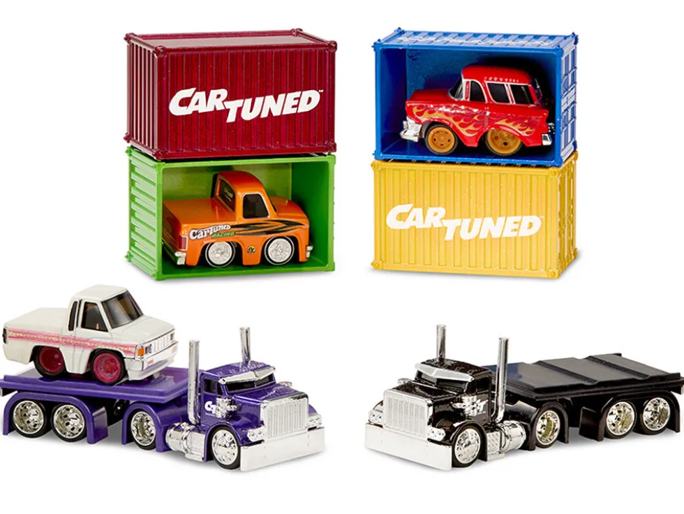 Rigs Container Case Series 1 Set of 4 Pieces Diecast Model Cars by CarTuned