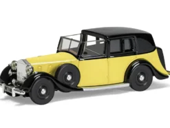 Rolls Royce Phantom III Sedanca de Ville Yellow with Black Top James Bond 007