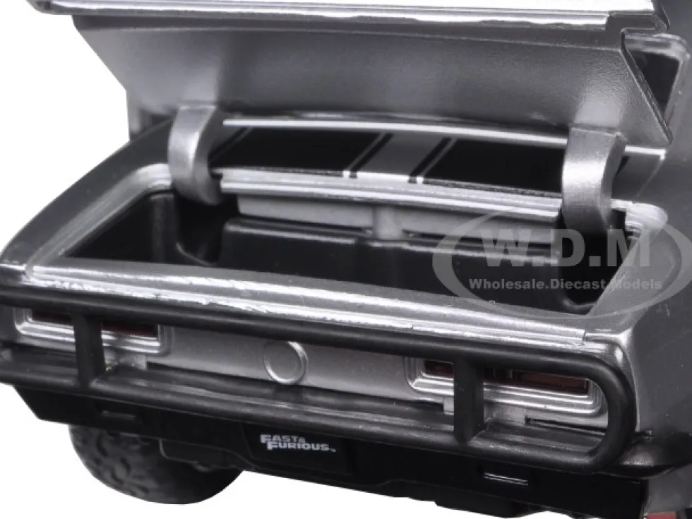 Roman's Chevrolet Camaro Z/28 Silver "Fast & Furious 7" Movie 1/24 Diecast Model Car Jada 97166