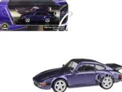 1986 RUF BTR Slantnose Prussian Blue Metallic 1/64 Diecast Model Car by Paragon Models