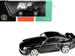 1995 RUF CTR2 Black 1/64 Diecast Model Car Paragon PA-55373