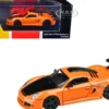 2012 RUF CTR3 Clubsport Orange with Black Hood 1/64 Diecast Model Car Paragon Models PA-55385