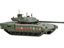 Russian T14 Armata MBT Main Battle Tank Green Camouflage Armor Premium Series 1/72 Diecast Model Panzerkampf 12166PE