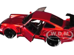 RWB Body Kit Red Metallic with Black Stripes 