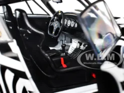 2022 RWB Bodykit #13 "The Zebra" Black and White Striped 1/18 Diecast Model Car by Solido