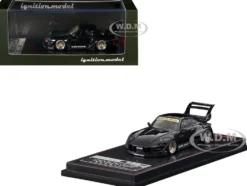 RWB 993 "Dark Star" Black 1/64 Diecast Model Car by Ignition Model