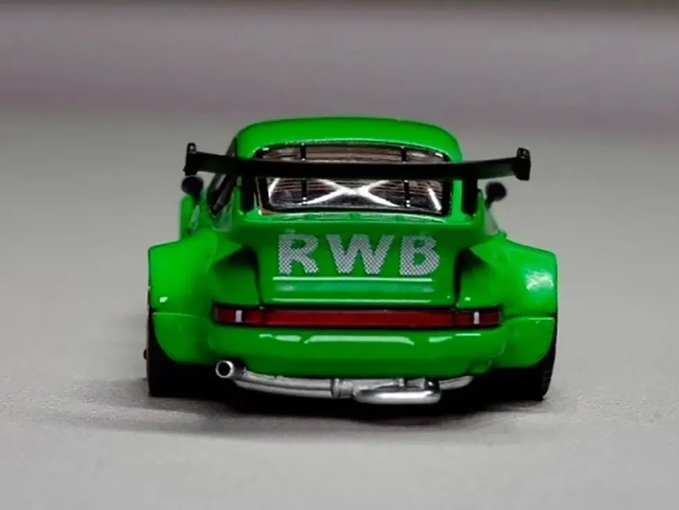 RWB 930 Green "Hobby Expo China 2026" 1/64 Diecast Model Car by Pop Race