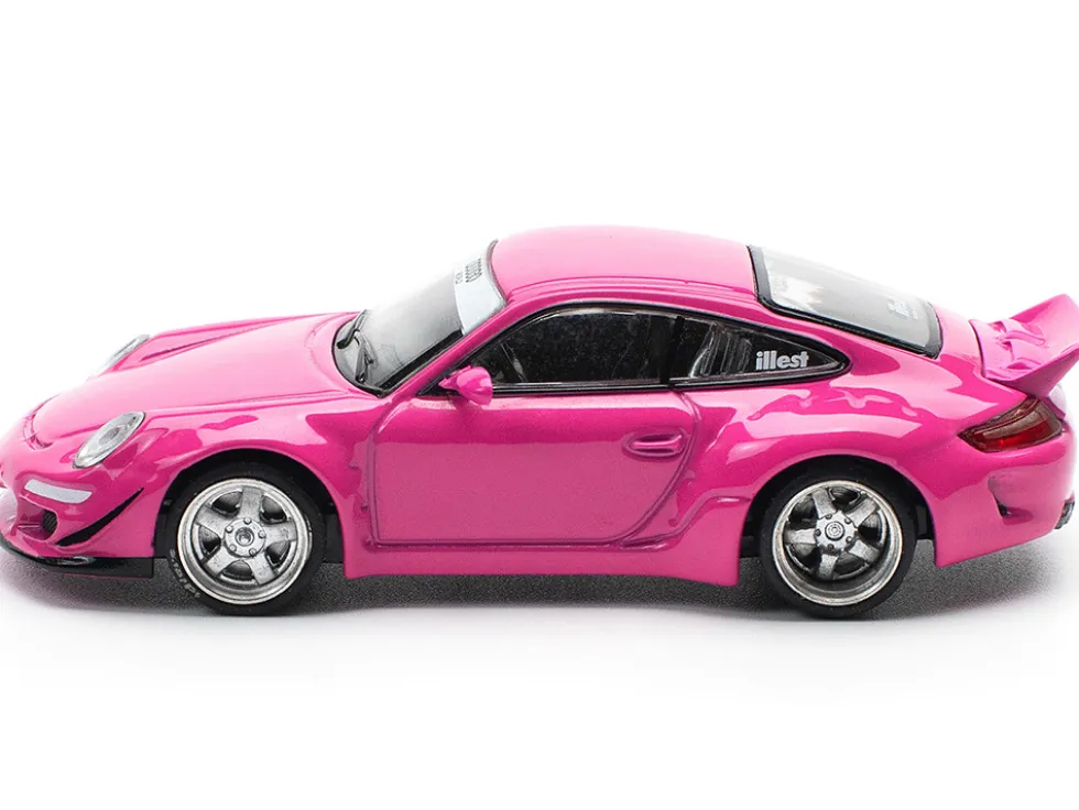 RWB 997 Pink 1/64 Diecast Model Car by Pop Race