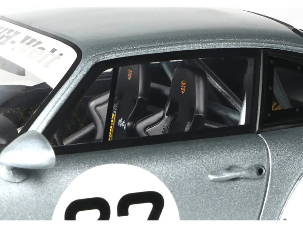 2024 RWB Yuiitsumuni #27 Silver Metallic 1/18 Model Car by GT Spirit