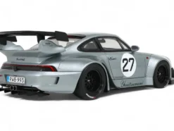 2024 RWB Yuiitsumuni #27 Silver Metallic 1/18 Model Car by GT Spirit