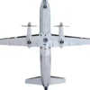 Saab 340A Commercial Aircraft "Delta Connection - Business Express Airlines" (N749BA) White with Dark Blue and Red Stripes "Gemini 200" Series 1/200 Diecast Model Airplane by GeminiJets