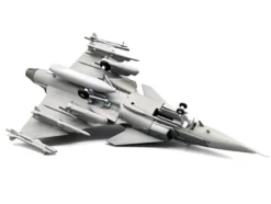 Saab JAS 39A Gripen Fighter Aircraft "131, F 7 Wing, Cat’s Paw Livery, Satenas Air Base" (2006) Swedish Air Force 1/72 Diecast Model Airplane by Aviation 72
