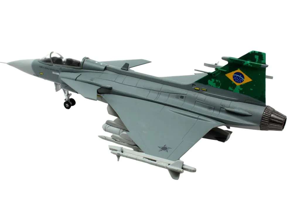 Saab JAS 39E Gripen Fighter Aircraft "Brazilian Air Force" 1/72 Diecast Model Airplane by Aviation 72