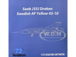 Saab J35J Draken Fighter Aircraft