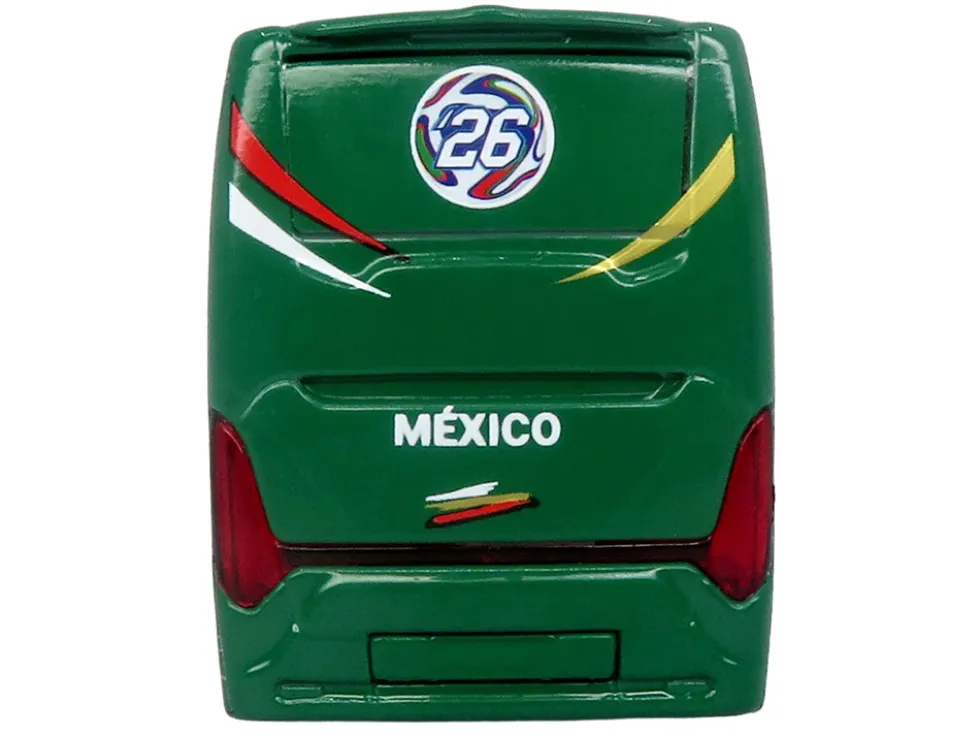Scania Touring HD Coach Bus "Mexico National Football Team" Green with Graphics "International Federation of the Global Game" Series Limited Edition to 504 pieces Worldwide 1/87 (HO) Diecast Model by Iconic Replicas