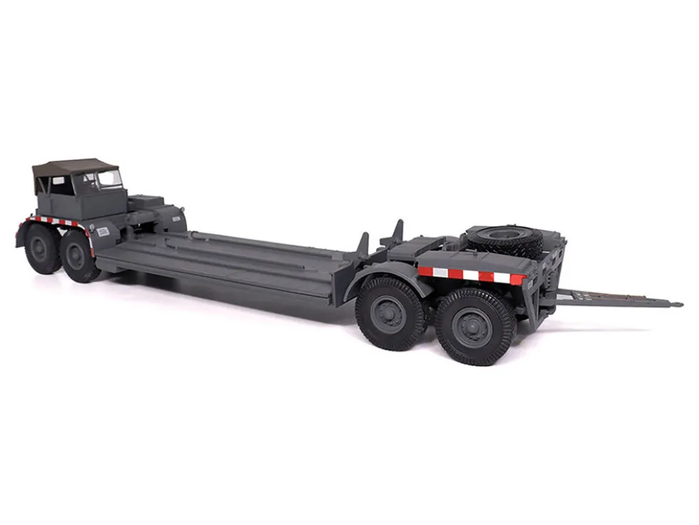 SD.AH. 116 22-Ton Tank Transporter Gray "German Army" 1/43 Diecast Model by Militaria Die Cast