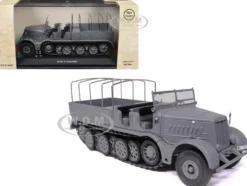 Sd.Kfz. 9 18-Ton FAMO AFV Gray "German Army" 1/43 Diecast Model by Militaria Die Cast