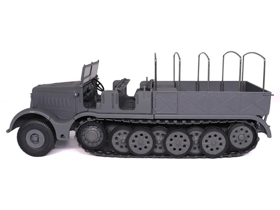 Sd.Kfz. 9 18-Ton FAMO AFV Gray "German Army" 1/43 Diecast Model by Militaria Die Cast