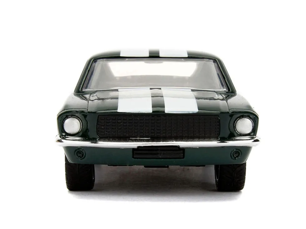 Sean's Ford Mustang Dark Green with White Stripes Fast & Furious Movie 1/32 Diecast Model Car Jada 99519