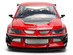 Sean's Mitsubishi Lancer Evolution IX RHD (Right Hand Drive) Red with Graphics "The Fast and the Furious: Tokyo Drift" (2006) Movie "Fast & Furious 25 Years" Series 1/24 Diecast Model Car by Jada