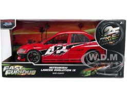 Sean's Mitsubishi Lancer Evolution IX RHD (Right Hand Drive) Red with Graphics 