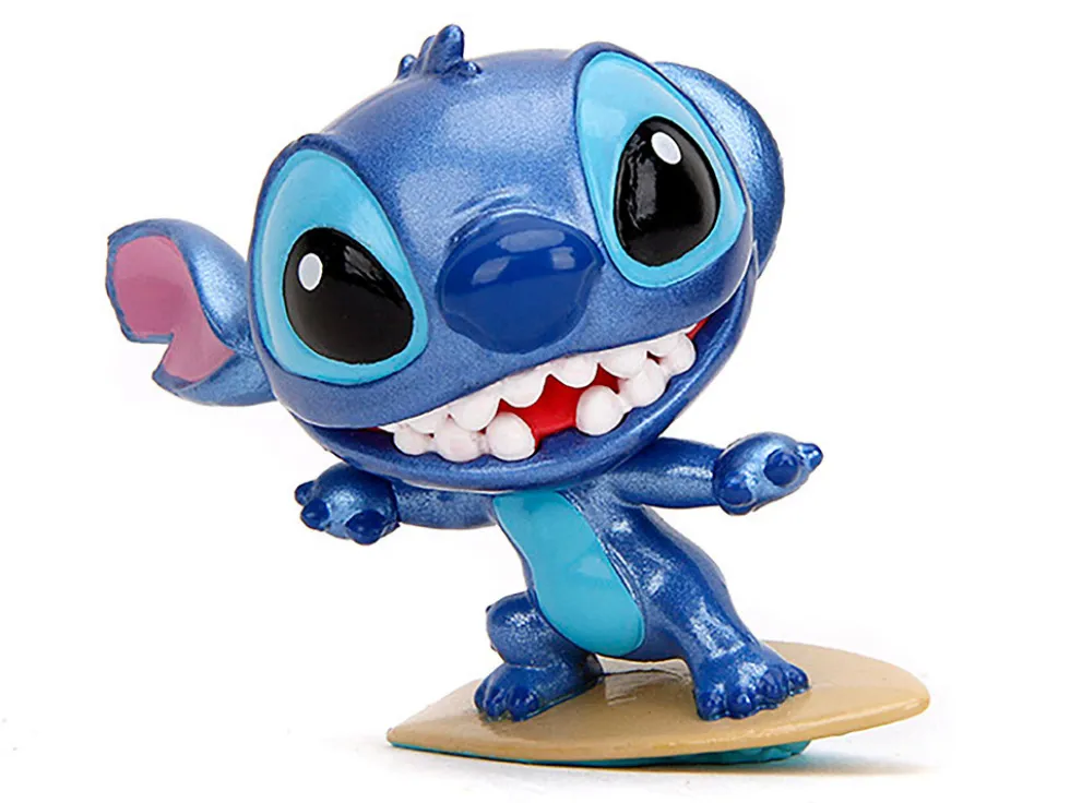 Set of 4 Diecast Figures "Disney's Stitch" "Metalfigs" Series Diecast Models by Jada