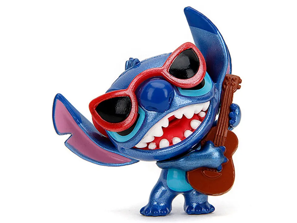 Set of 4 Diecast Figures "Disney's Stitch" "Metalfigs" Series Diecast Models by Jada