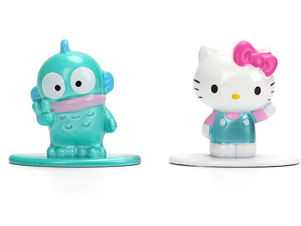 Set of 12 Diecast Figures "Hello Kitty and Friends" Franchise "Nano Metalfigs" Series Diecast models by Jada
