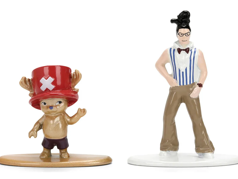 Set of 12 Diecast Figures "One Piece" (2023-Current) TV Series "Nano Metalfigs" Series Diecast Models by Jada