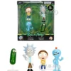 Set of 4 Diecast Figures "Rick and Morty" (2013-Current) TV Series "Metalfigs" Series Diecast Models by Jada